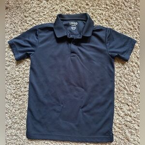 Boy’s Izod Polo Shirt; Black; Size M (10/12)